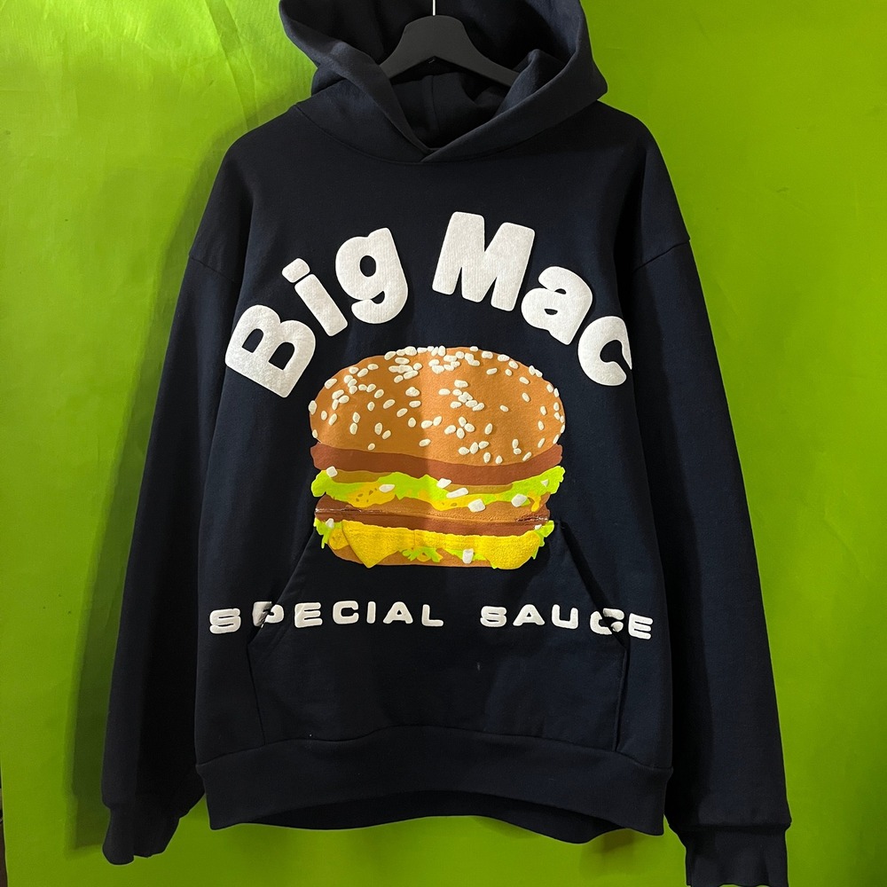 Cactus Plant Flea Market CPFM x McDonalds Big Mac Special Sauce Hoodie Black L